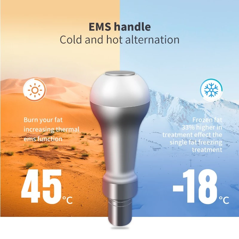 Criotherapy Machine – Dual-Temperature Fat Reduction & Skin Rejuvenation System With EMS Thermal Shock